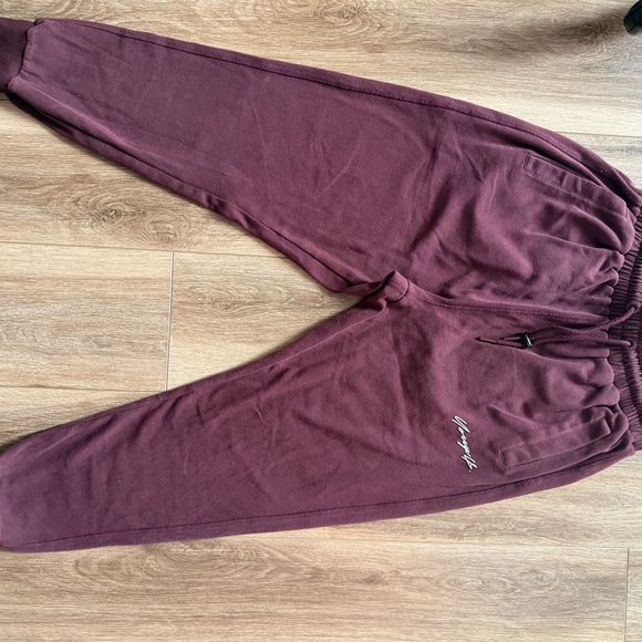 YoungLA Burgundy Jogger Pants size medium - Picture 2 of 6